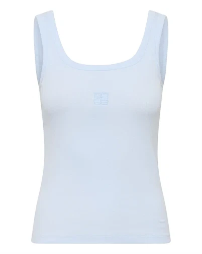 Gestuz - GZDrew Logo Top - Blue Finch
